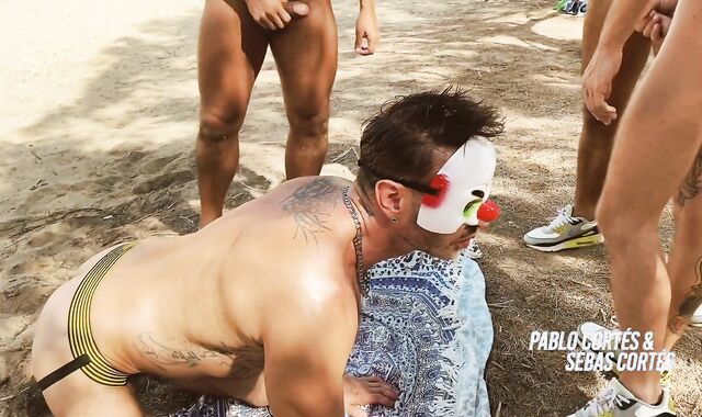 A ample no protection ravage-a-thon at the cruising sphere I Pablo and Sebas