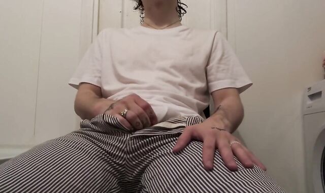 The stud pawed himself and spunked