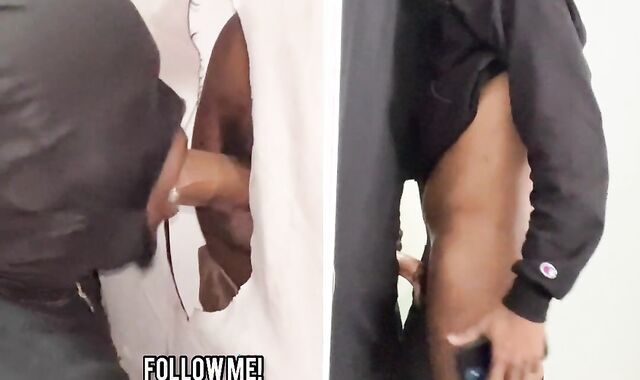 Giving CurvedLegend1 IMMENSE EBONY STIFFY His First-Ever-Ever Gloryhole Experience | FULL MOVIE