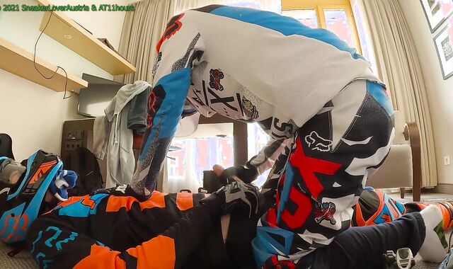 Nuzzle, munch, trample by buddies mx shoes and getting masturbated off