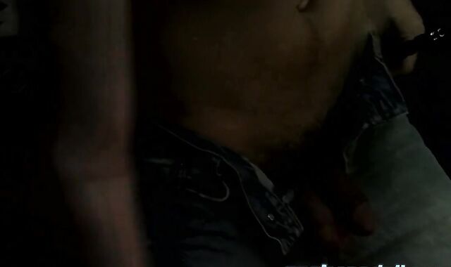 Nice wool adorned dude Wyatt Blaze masturbates solo and cums