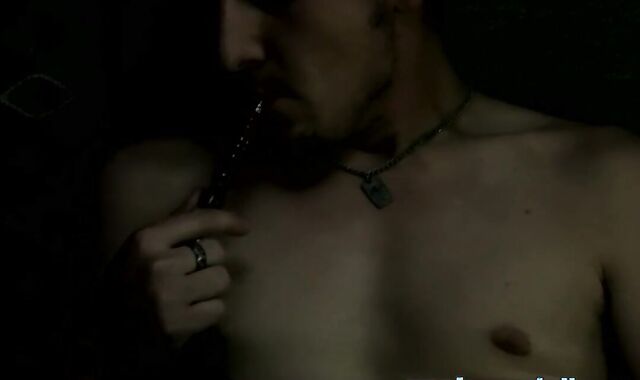 Nice wool adorned dude Wyatt Blaze masturbates solo and cums