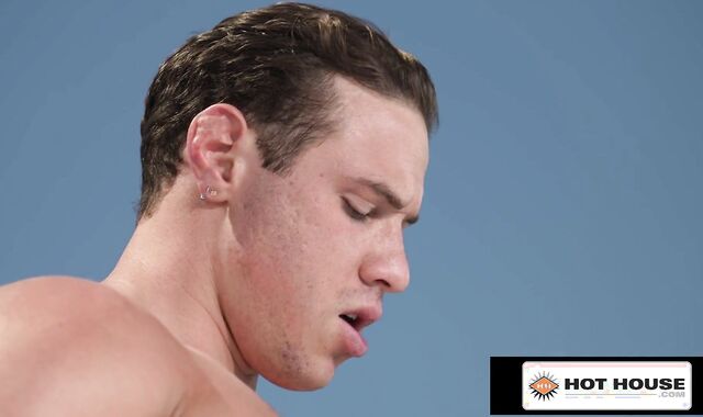 HotHouse - SCORCHING MUSCLED BEAR Humps Adorable Jock's Hard-On-Wringing Backside In The Pool