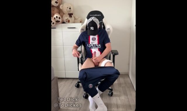 Twunk fellow jism in sportswear