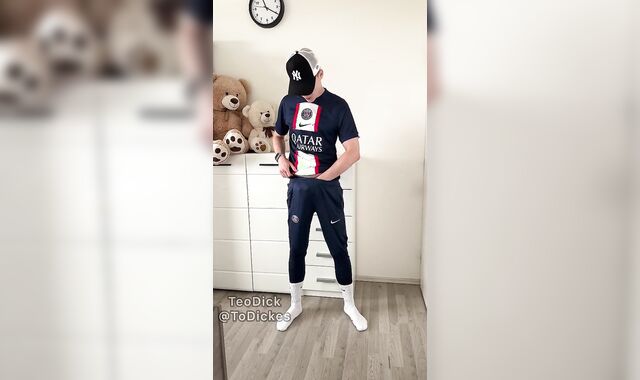 Twunk fellow jism in sportswear