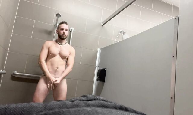 Cumming in the shower without the other dude knowing