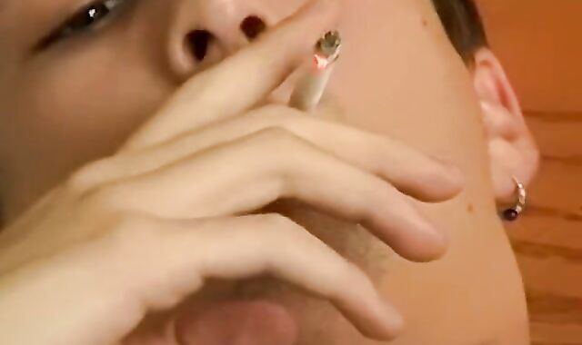 Joshua luvs cigars so much that he smokes while draining off