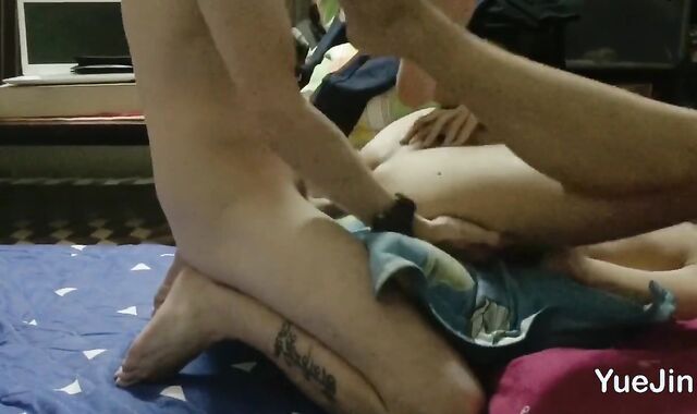 YueJin: Asian twink x white trouser snake