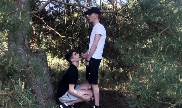 Intercourse boys outdoor