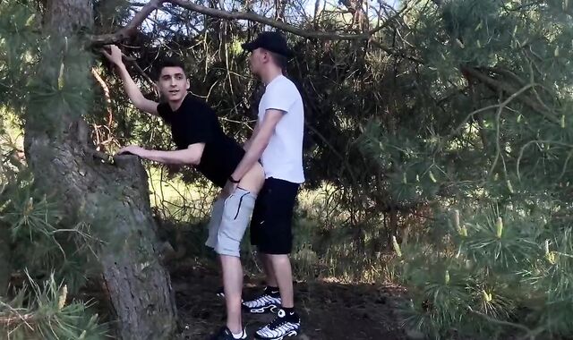 Intercourse boys outdoor