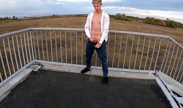 tugging off on the bridge