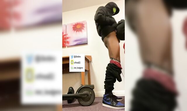 Roadman on Scooter gets head