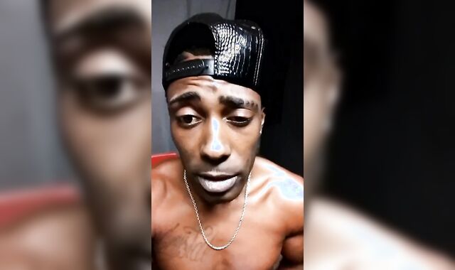 Flapping Lad Pleasured by XXL DARK-HUED MANHOOD