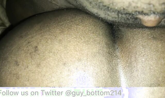 Str8 man hammering moist from POF