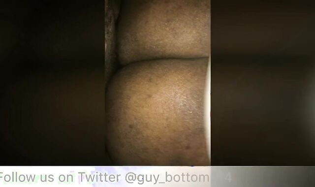 Str8 man hammering moist from POF