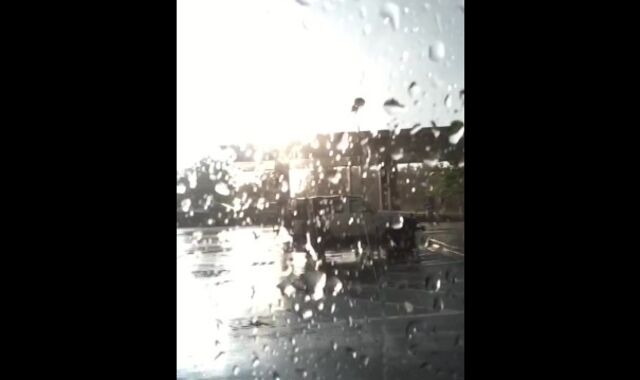 Quickie in the truck