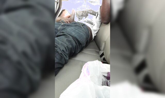 Quickie in the truck