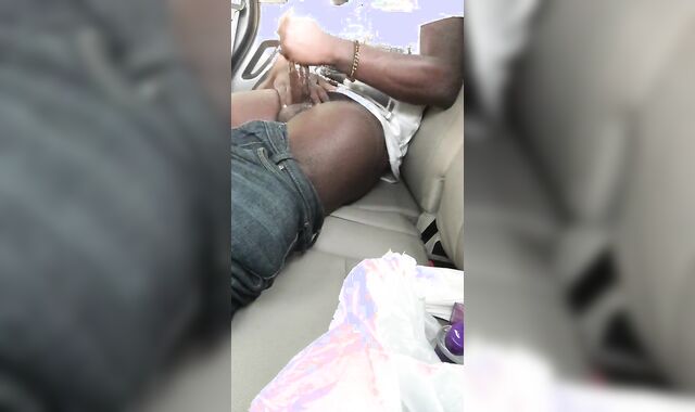 Quickie in the truck