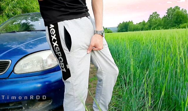 The man was sexually excited by a passer-by who helped him fix his violated car