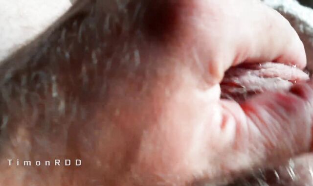 Neanderthal stud jacks hard-on in a tunnel near a campfire