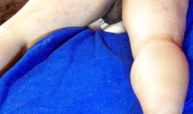 DRILLING in missionary out of hook-up toy (almost got caught)