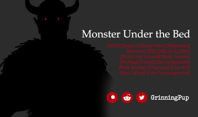 [Audio] Deep Voiced Monster Under The Couch Plows You