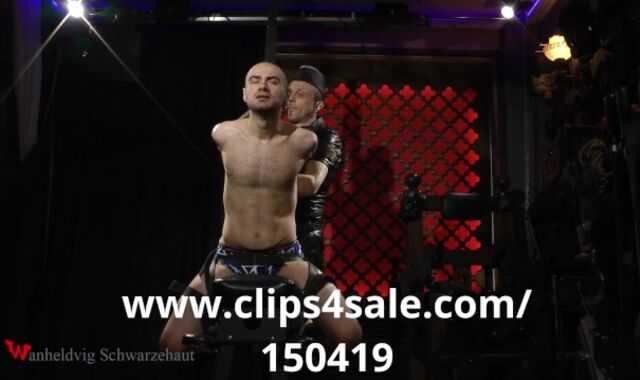 ZEUS ARMS BALL-BALL-GAGGED AND WELL-WELL-LUBED