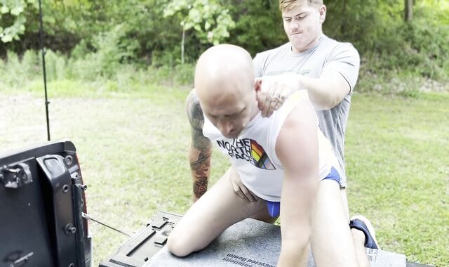 Red head pummels spunk tart, outdoor sans a love glove breeding on car couch