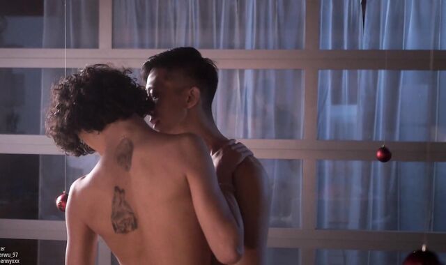 Merry Christmas Mr. Wu - Asian twinks drill by the campfire