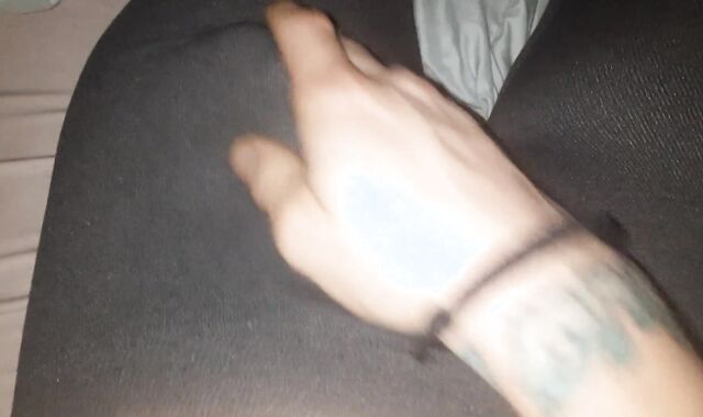 Trans gal plays with her long pinkish cigar