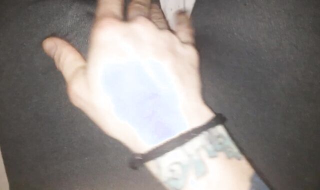 Trans gal plays with her long pinkish cigar