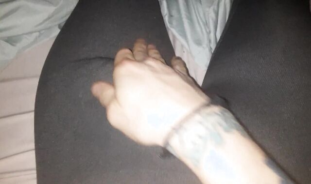 Trans gal plays with her long pinkish cigar