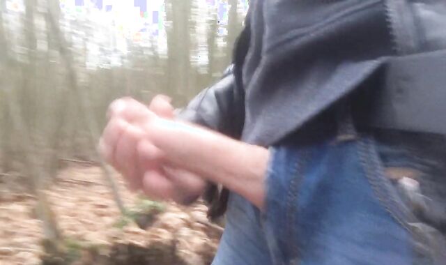 Uber-Super-Cute jerk off in public and jizzing