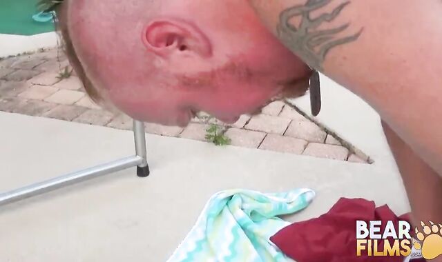 BEARFILMS Wool Caked Otter KJ Rankin Barebacks Crimson-Haired Tiger