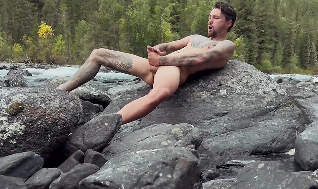 I sat down on a rock and merged with nature ????????