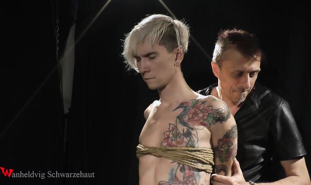 NICKY LIMIT RESTRAIN BONDAGE UP IN RINGS