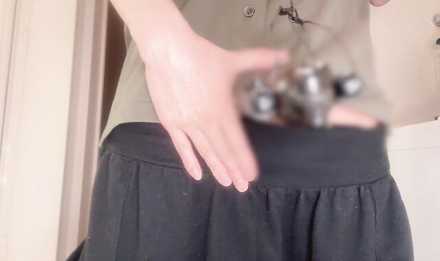 The apex of the penis senses supreme with adult toys