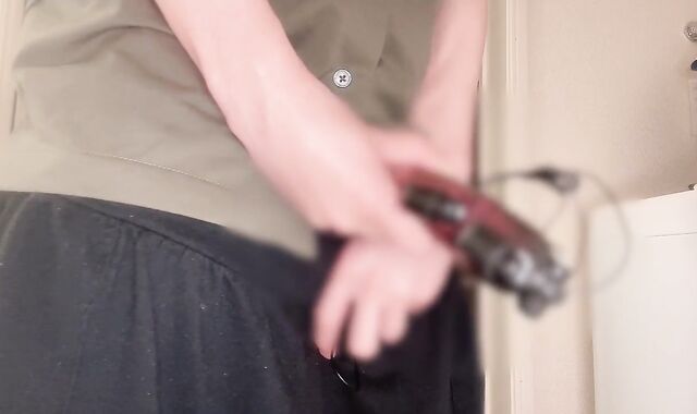 The apex of the penis senses supreme with adult toys