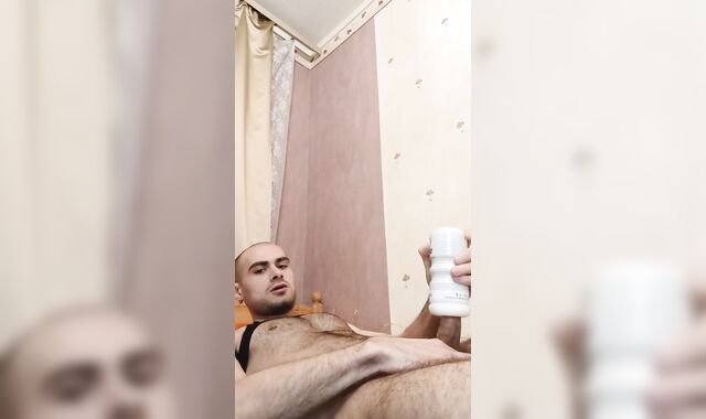 My man-meat in toy. She makes strange noises. Past 1