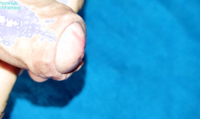 More pre cum! Uncut shaft