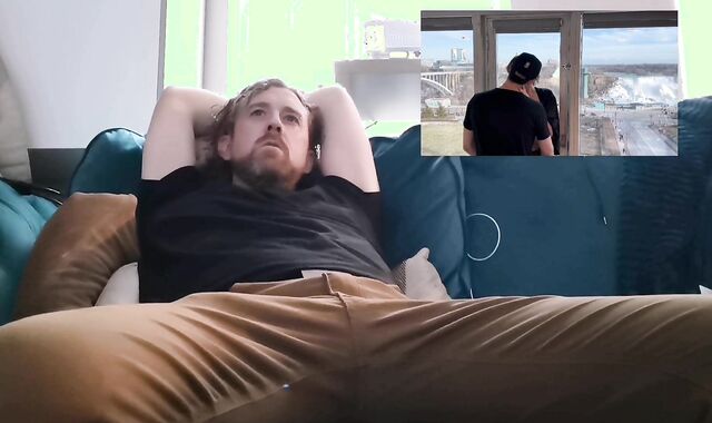 Tugging My Pulsating Rod While Observing Porn