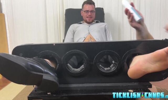 Adorable unexperienced CDubs endures tickling from chubby dom Matt