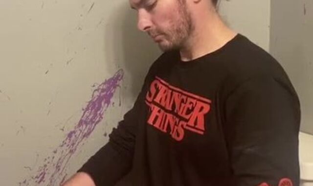 The shirtless let go