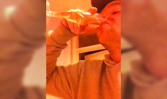 ac/dc-nosey chav guzzling piss