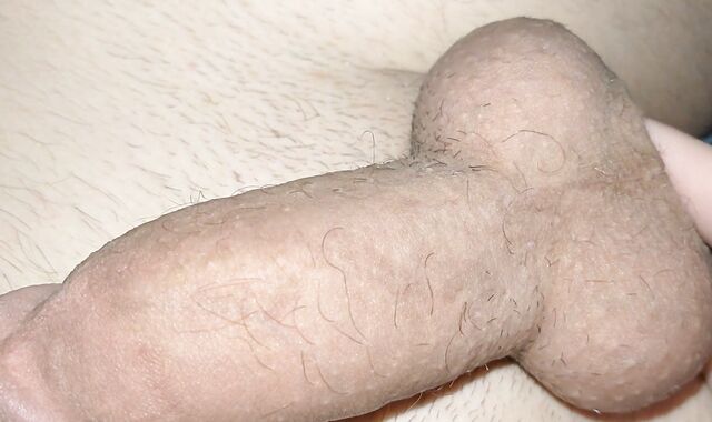 I paw my gentle beefstick and stroke untill I'm wet.