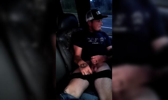 Very public getting off on the side of engaged highway.