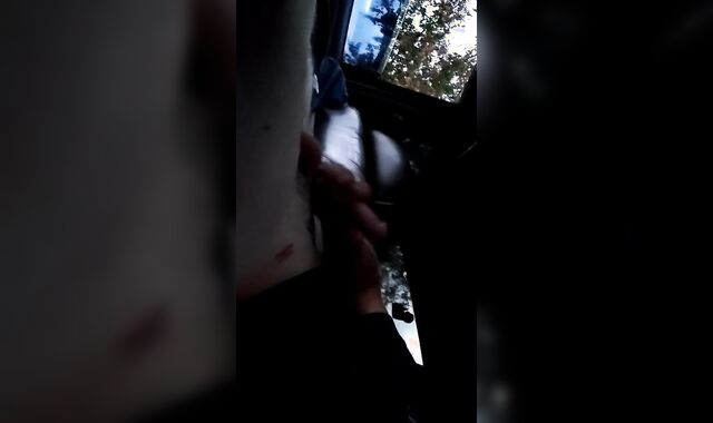 Very public getting off on the side of engaged highway.