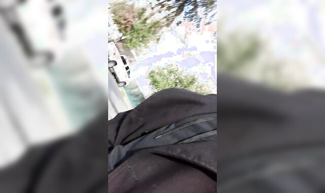 Wetting my diaper in public on active road 0///0