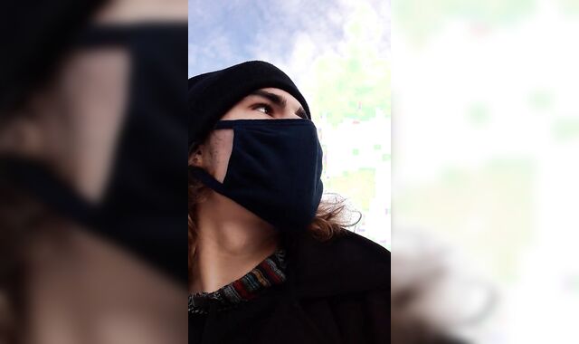 Wetting my diaper in public on active road 0///0