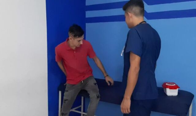 I go to the medic and he charges me for the consultation poking